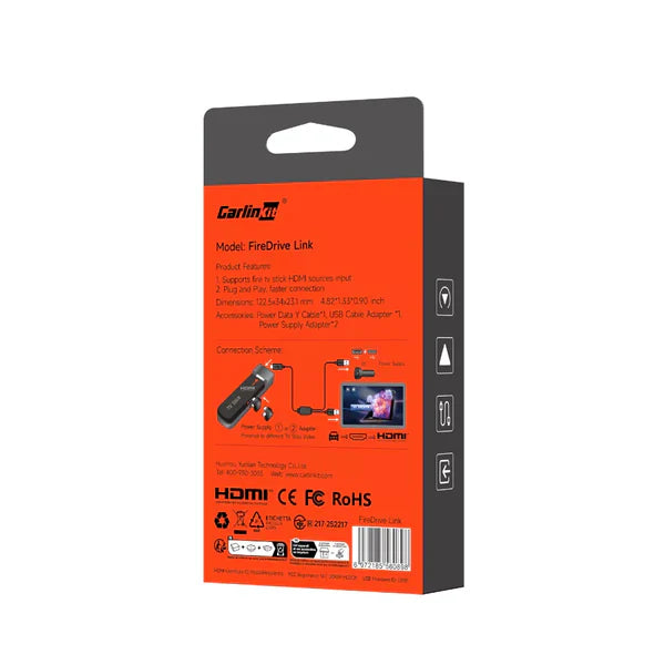 Carlinkit FireDrive Link: Convertește CarPlay Fir la HDMI pentru